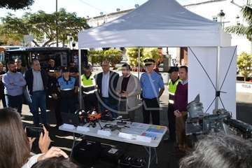 La Policía Local de Telde presentó este viernes su Unidad de Drones (Foto TA)